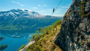 Via Ferrata Stairs Installed in Norway at 790 Meters