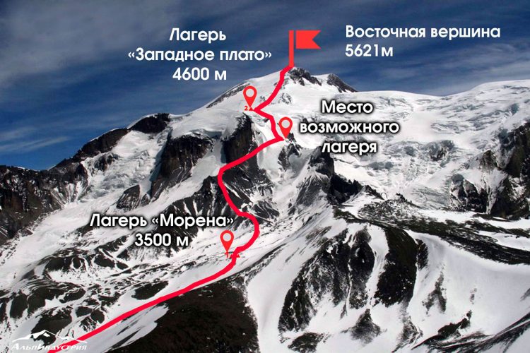 Восхождение на Эльбрус с запада