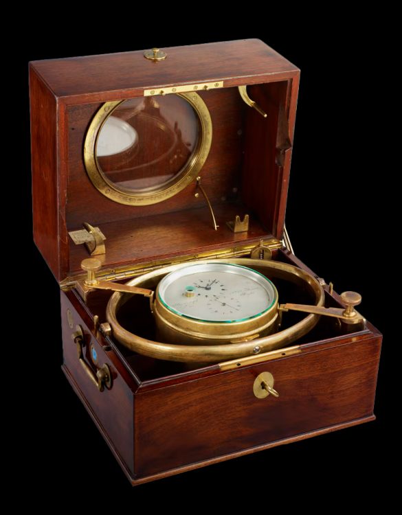 Морской хронометр Breguet No. 4330, известный как опытный образец, посланный 11 сентября 1827 года г-не Феррету, агенту Бреге в Гавре, для Капитана Жерара.